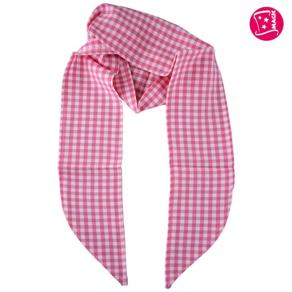 6 Sjaaltjes Pink/Wit
