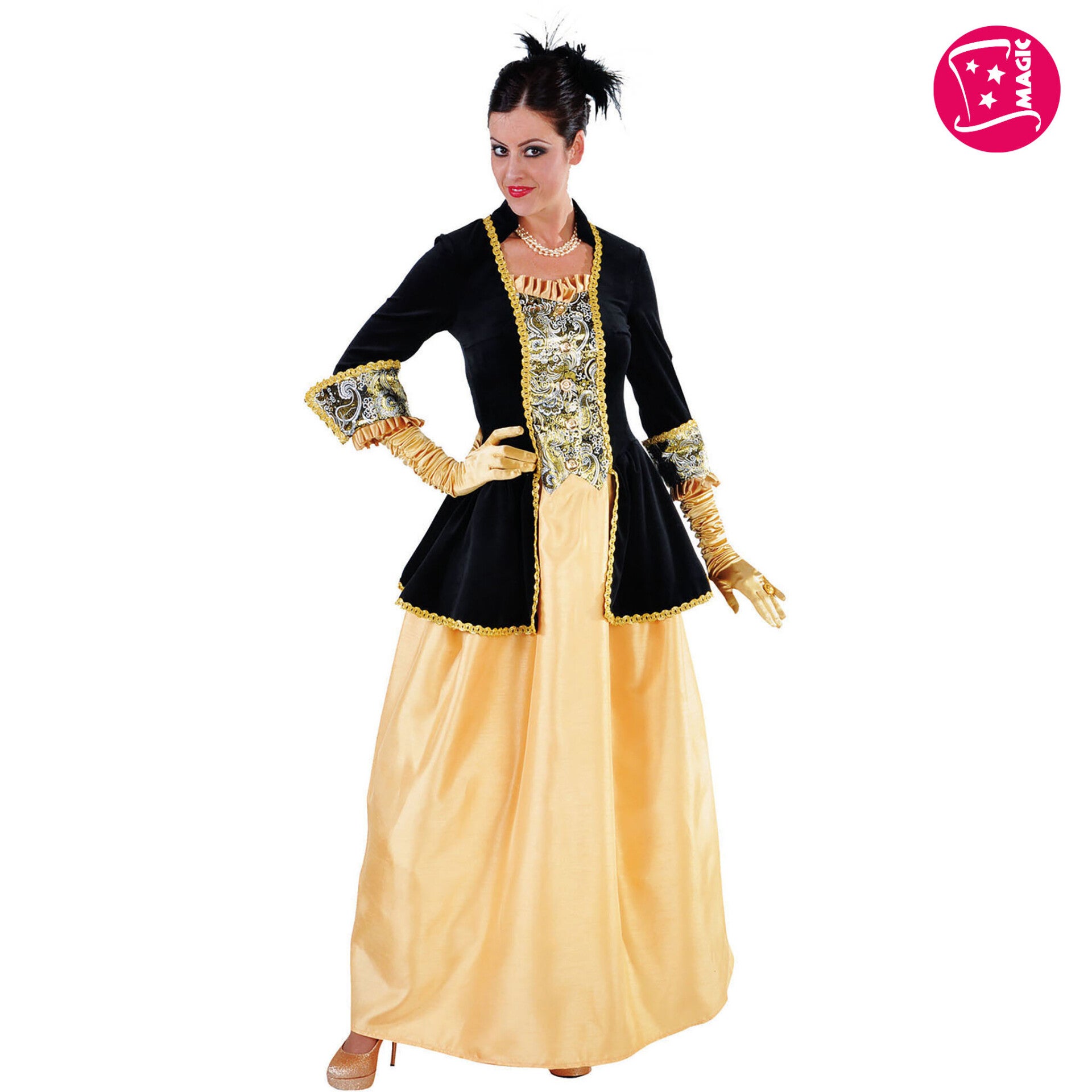 Markiezin zwart/geel