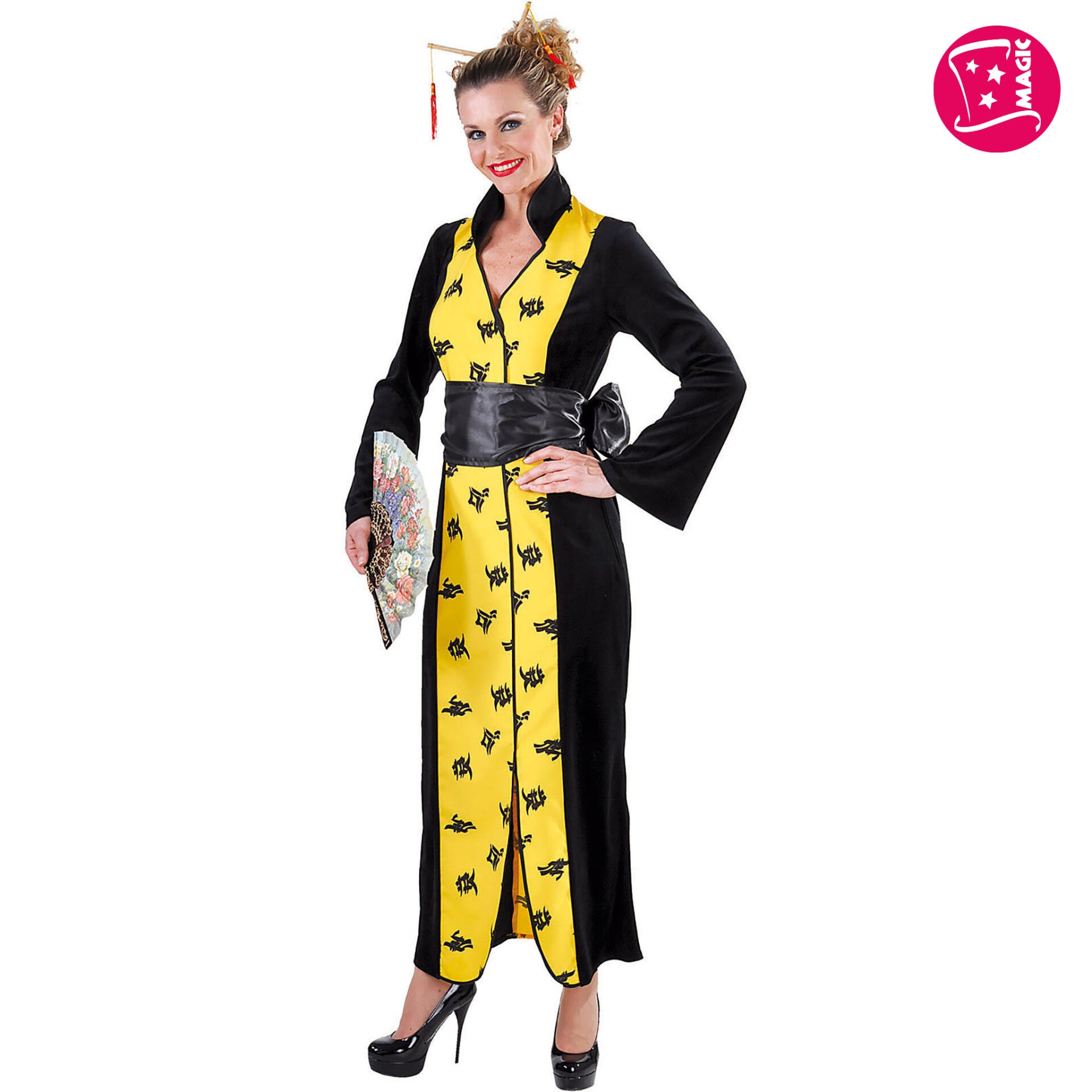 Chinese kimono, lang, Maat XS = 34