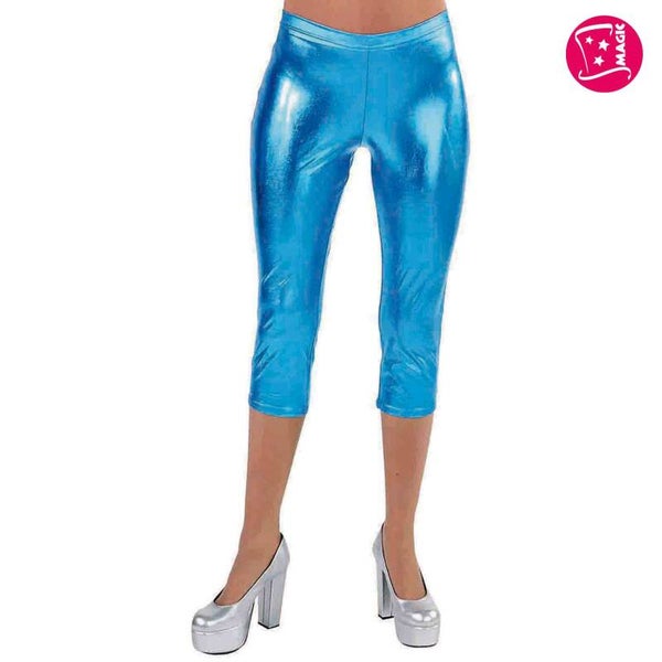 3/4 Legging Spandex Blauw, Maat L/XL*