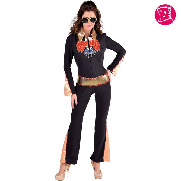 Elvis kostuum dames deluxe mt XS = 34