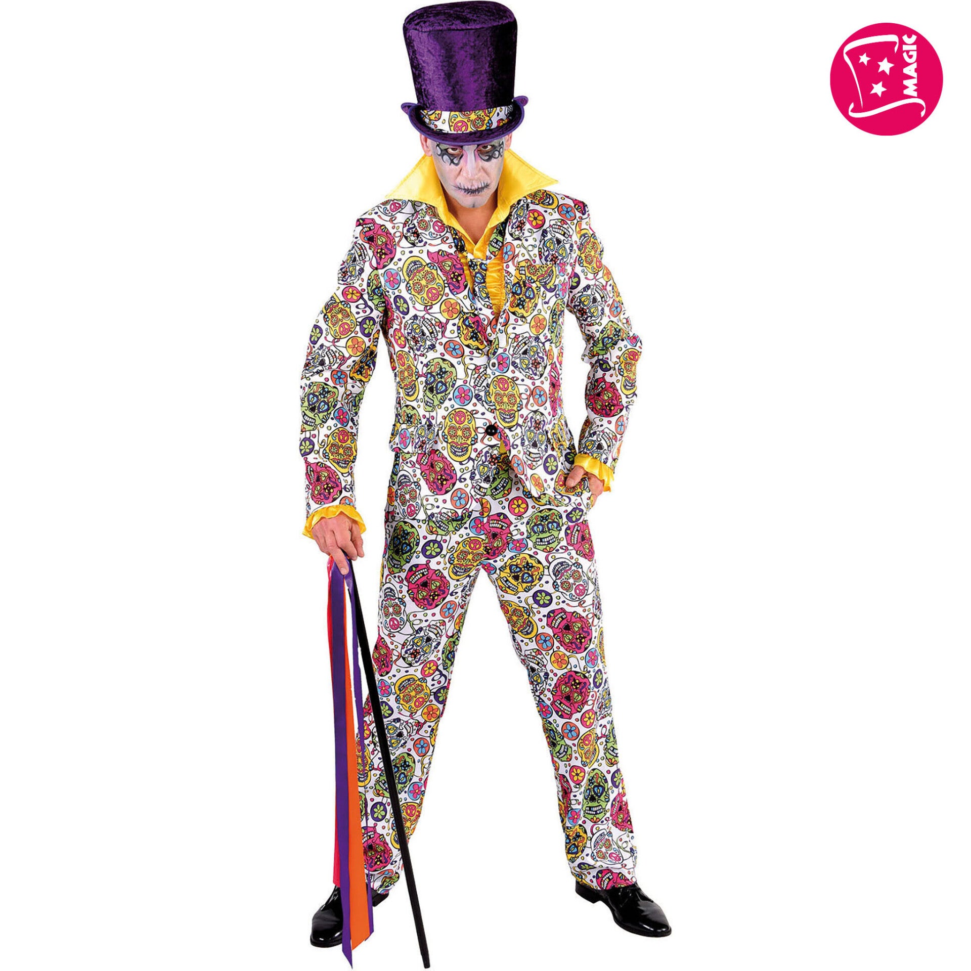 Magic Suit Mexican Skulls, Maat XS = 46