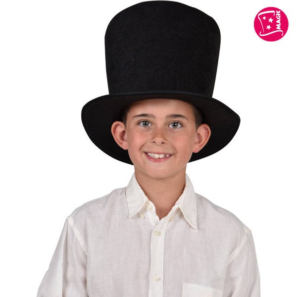 Hoge Hoed Kind Maat 54 Zwart