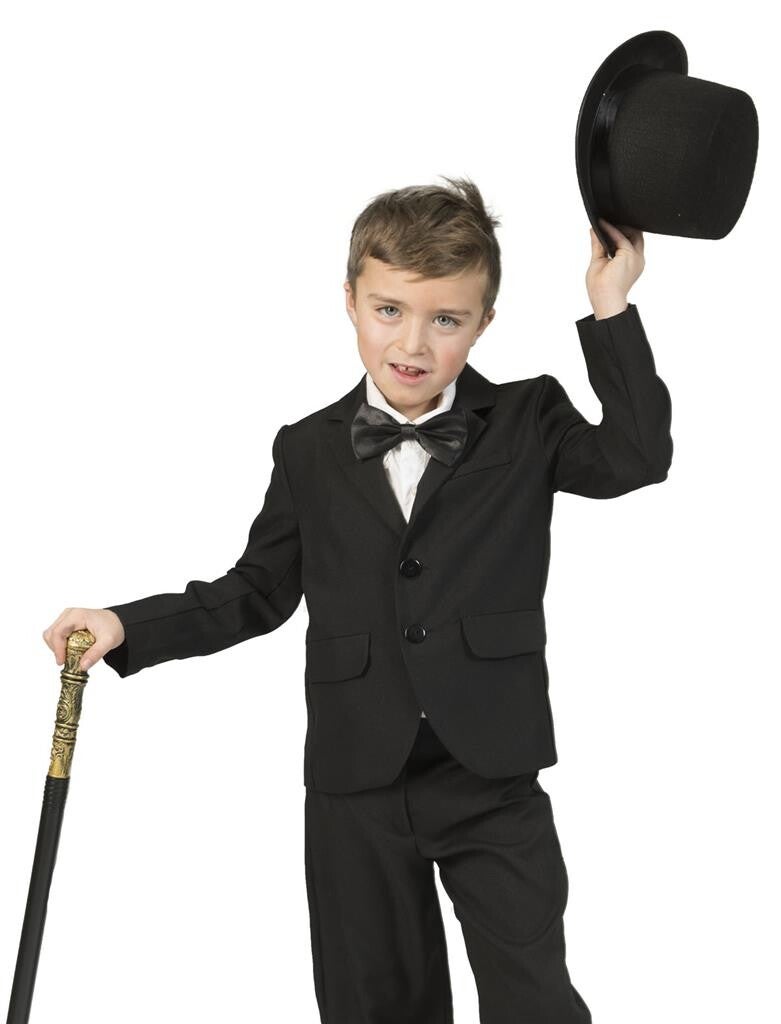 Kinder Colbert & Broek zwart losse items.