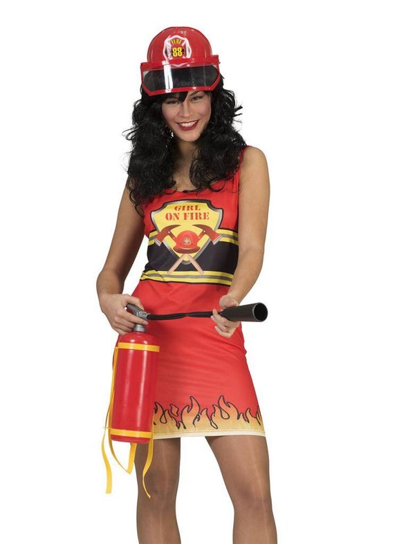 Brandweer jurkje " girl on fire"