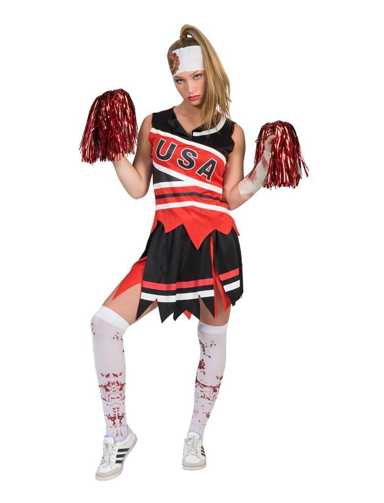 Zombie cheerleader vrouw