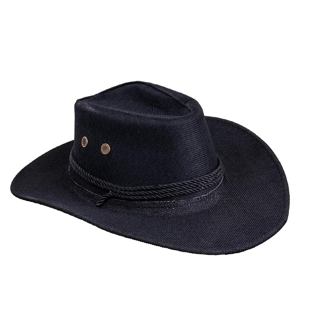 Zwarte Texaanse cowboyhoed