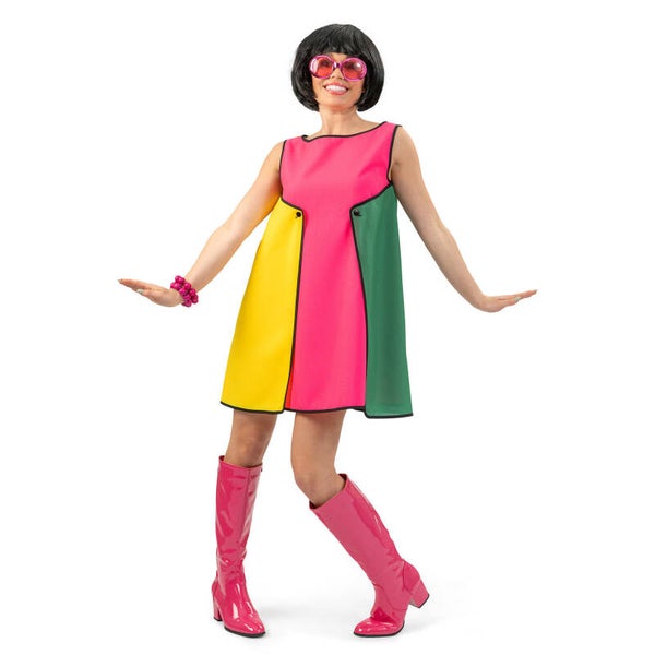 50's ColorBlock Dress