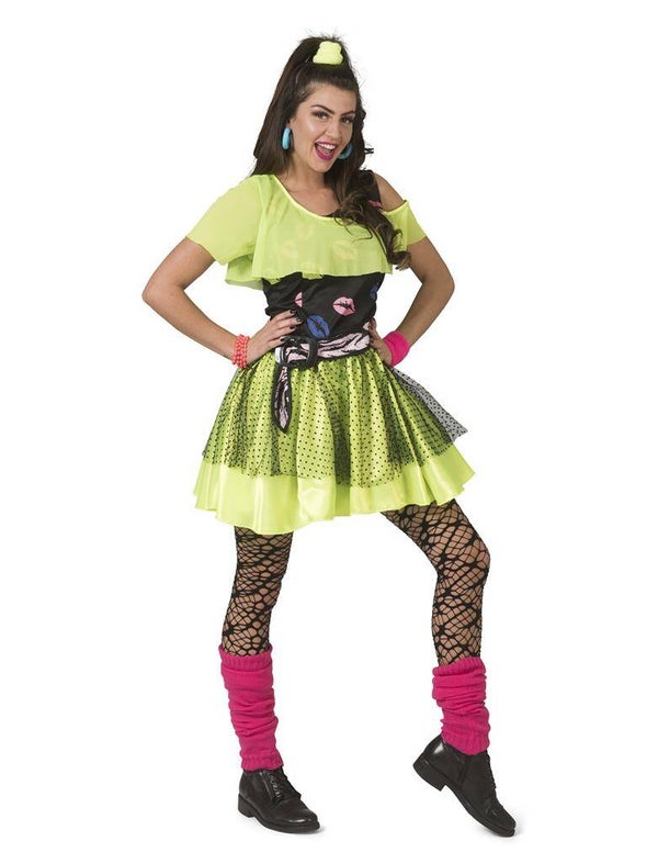 80's Kiss The Girl Woman