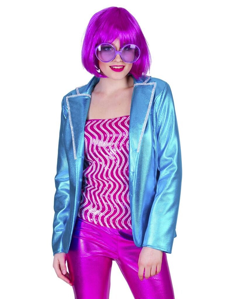Disco fever jacket blauw