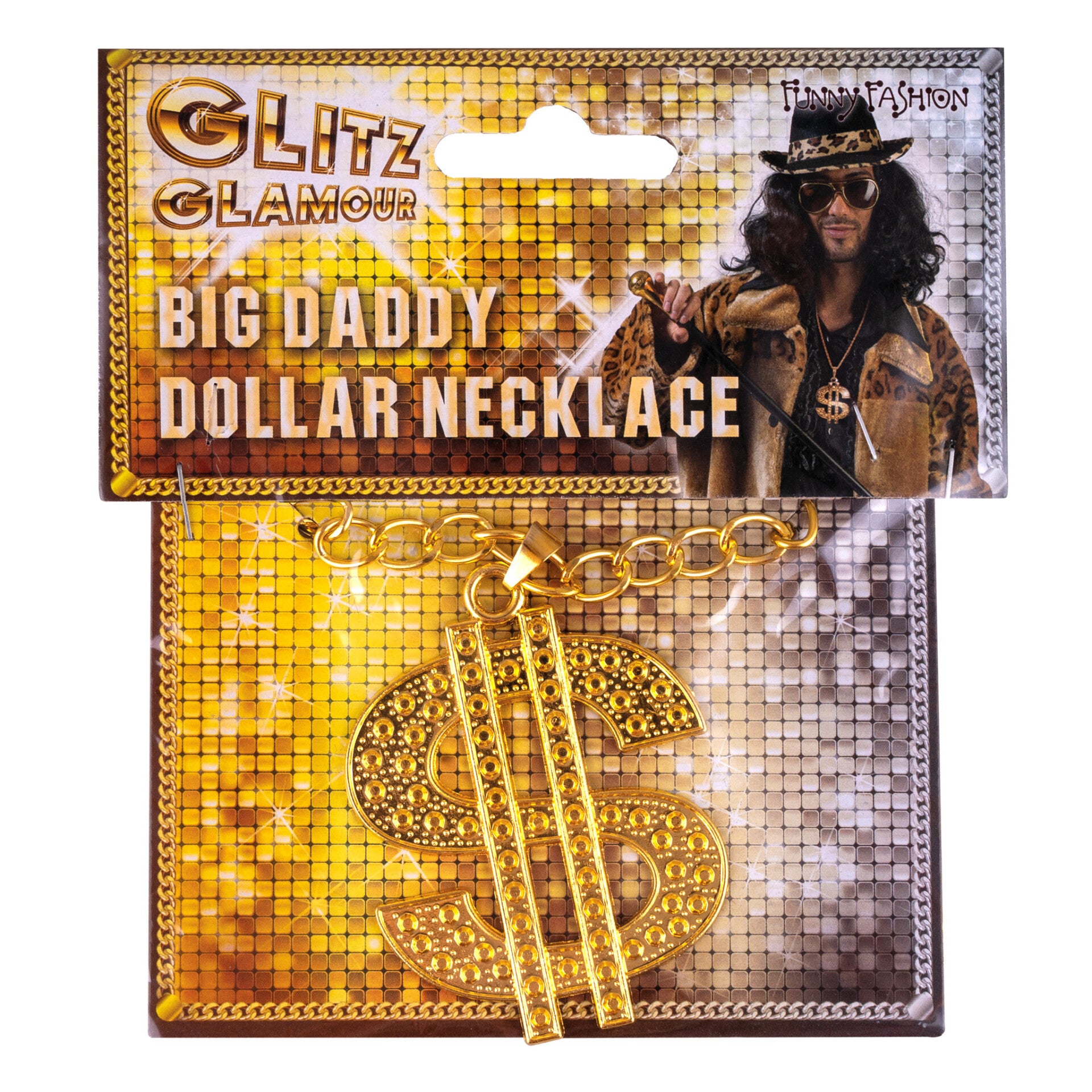 Halsketting dollarteken 2 kleuren