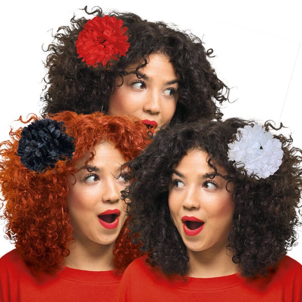 Grote Roos haarclip, set van 12 stuks