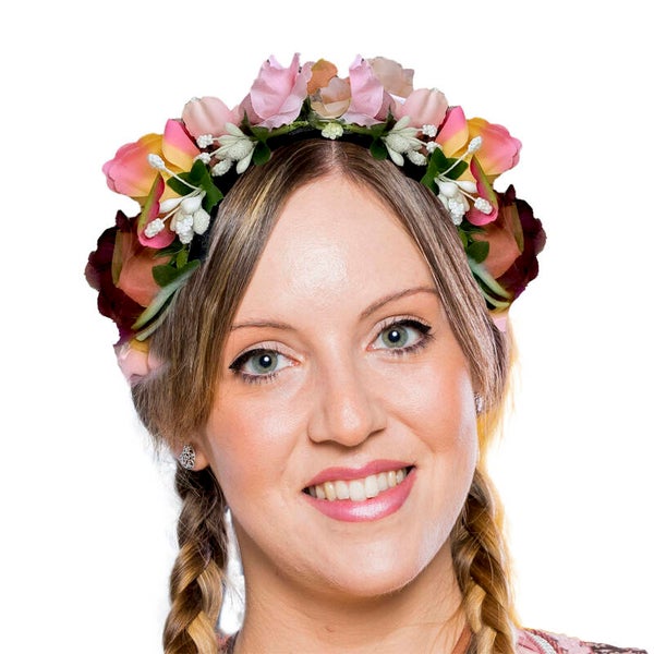 Diadeem met bloemen