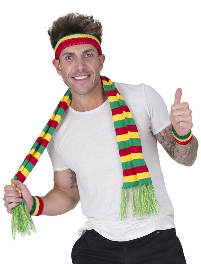 Zweetbanden set Rood, Groen, Geel