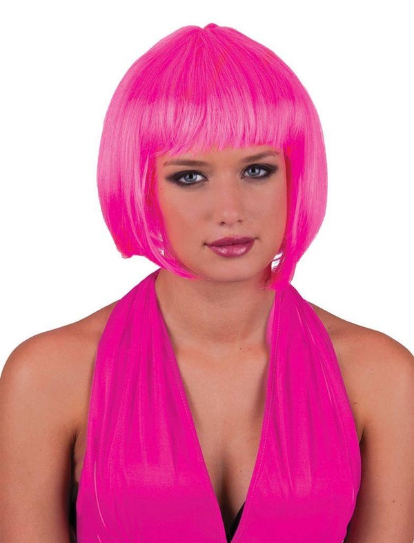 Pruik sexy Holly fuchsia