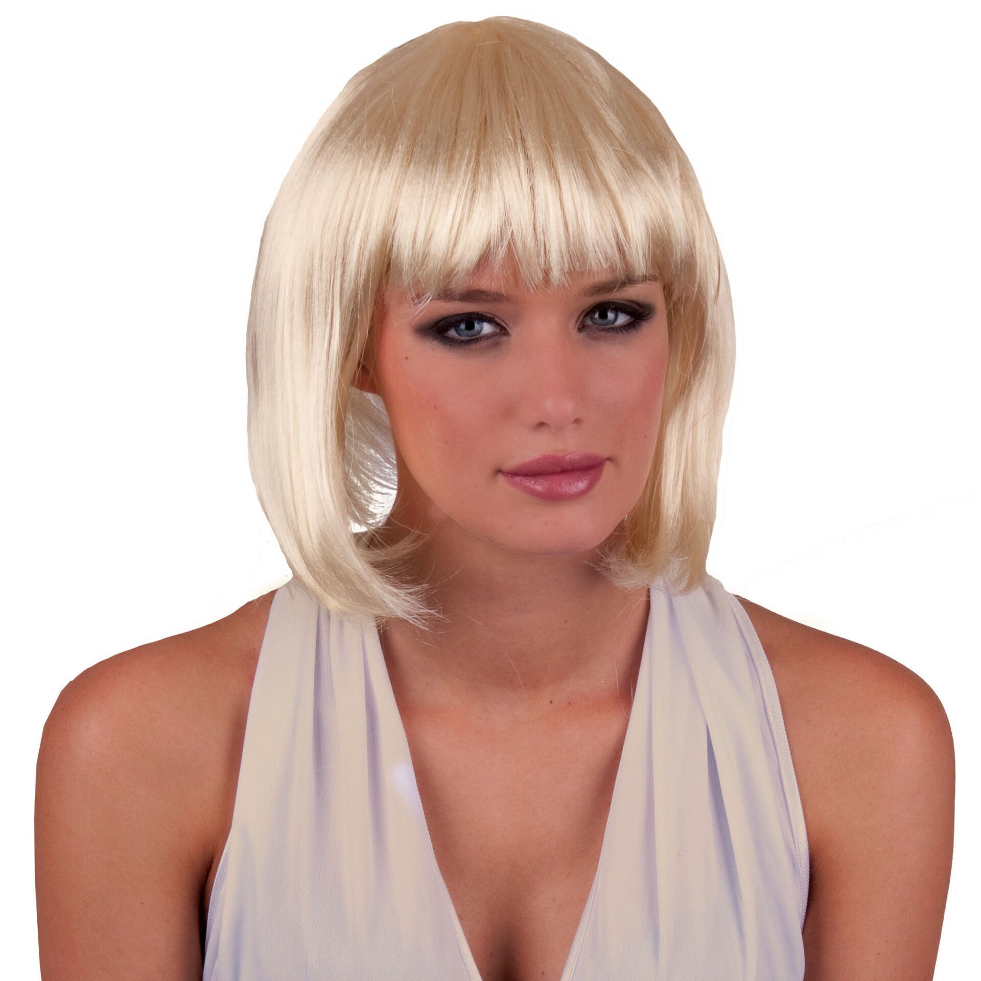 Pruik sexy Holly lichtblond