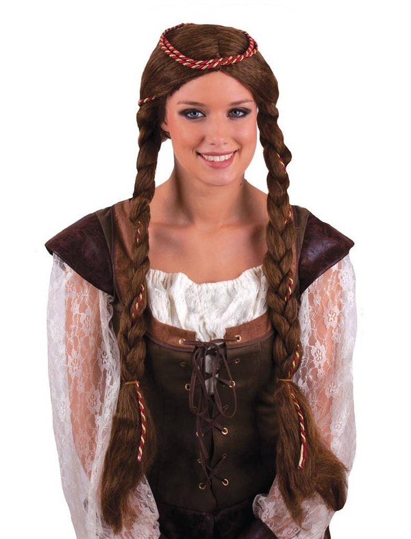 Middeleeuwse vlechten pruik