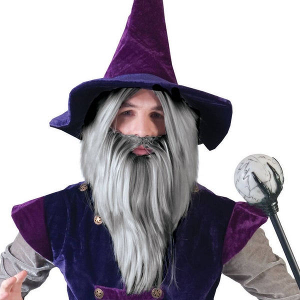 Pruik en baard tovenaar