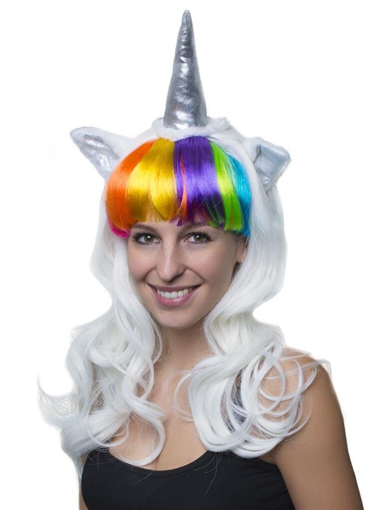 Pruik unicorn eenhoorn