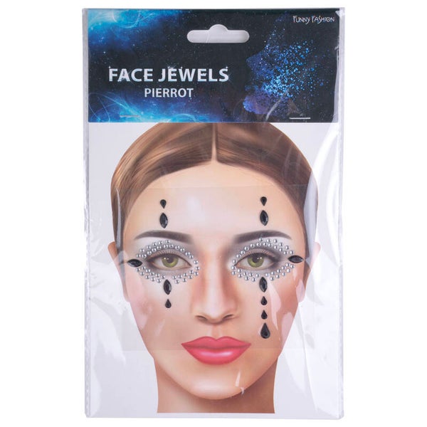 Gezichts and lichaams juwelen Pierrot