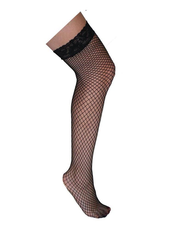 Stay-ups netkousen in 4 kleuren verkrijgbaar