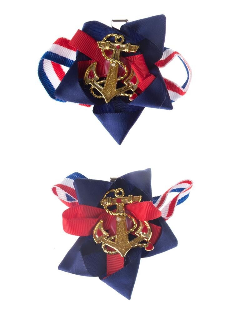 Schoen of haar decoratie navy