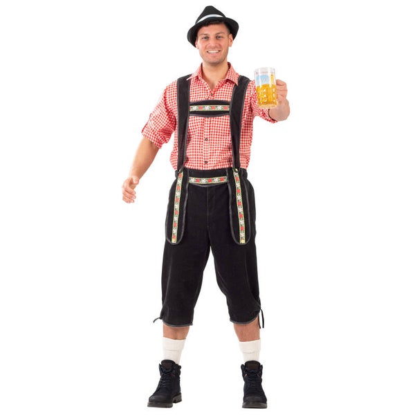 Lederhosen Lars met bretellen