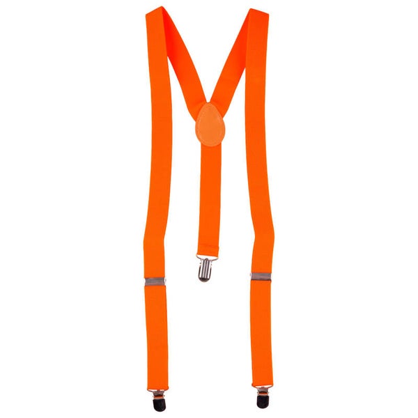 Bretellen fluo oranje