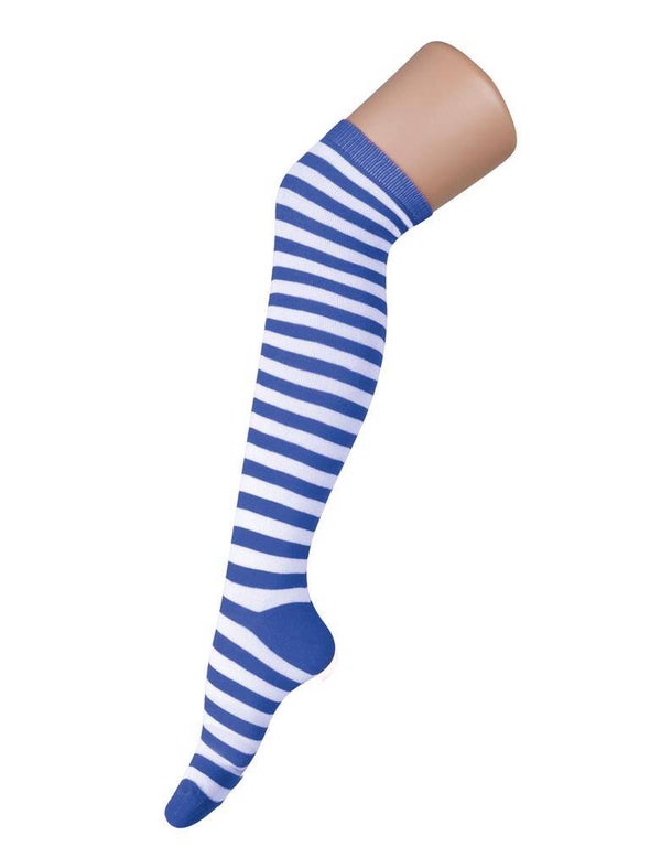 Kniekousen blauw wit