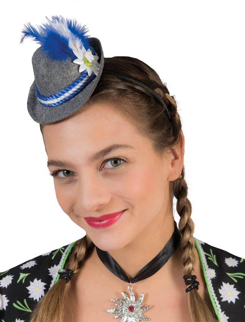 Tiroler hoedje op haarband