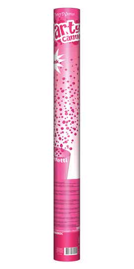 Confettikanon 60 cm roze
