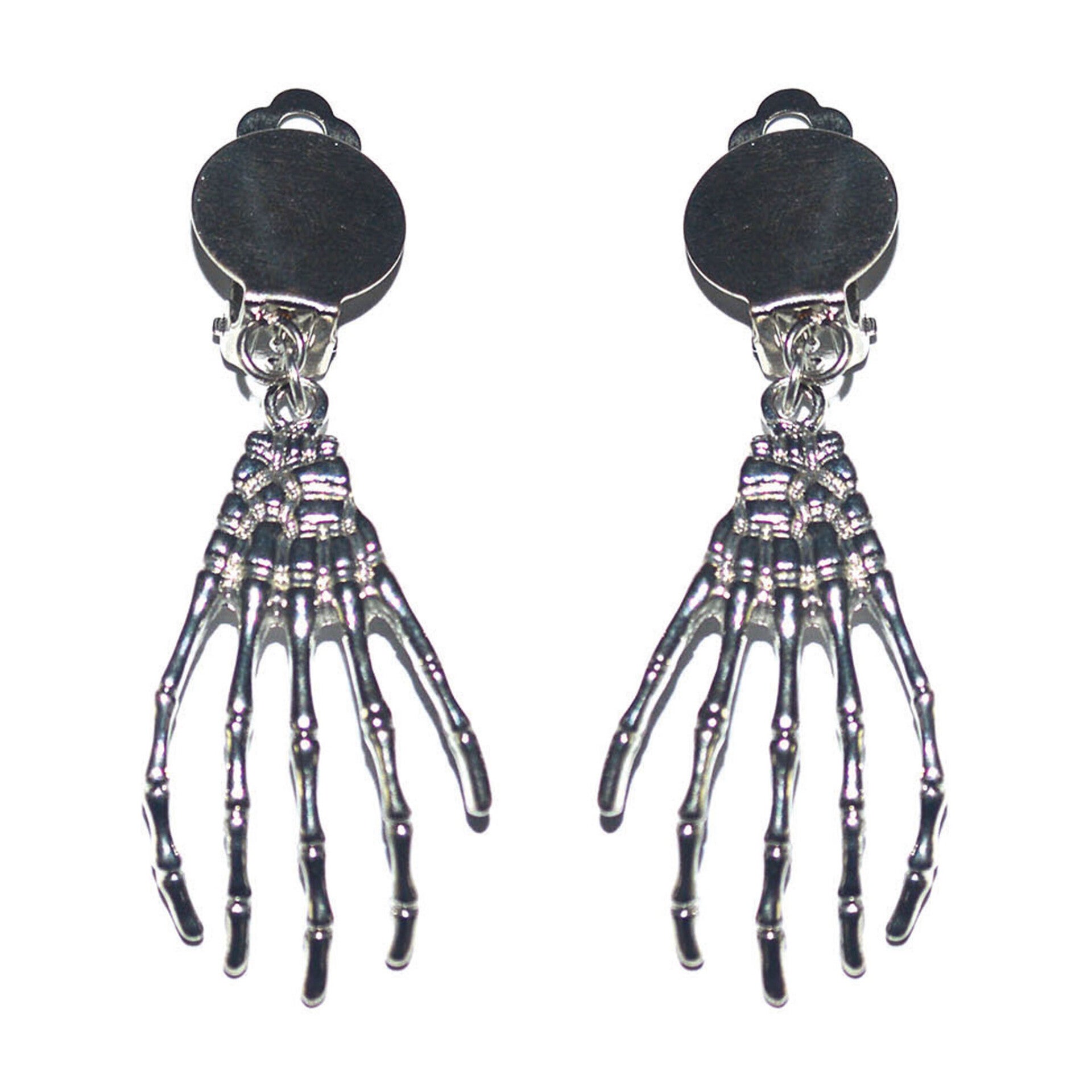 Oorbellen handen skelet