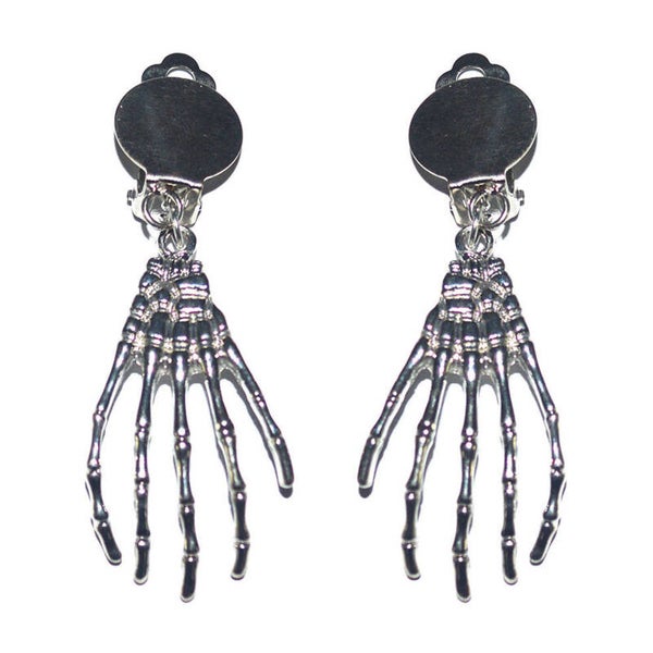 Oorbellen handen skelet