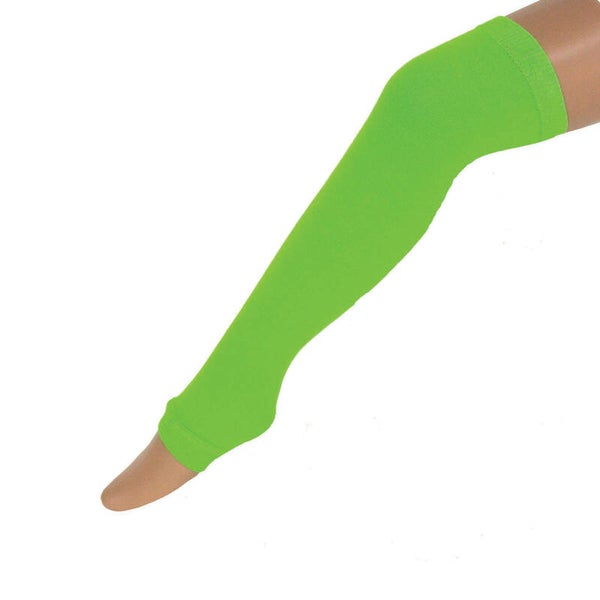 Beenwarmers fluo groen 60 cm*