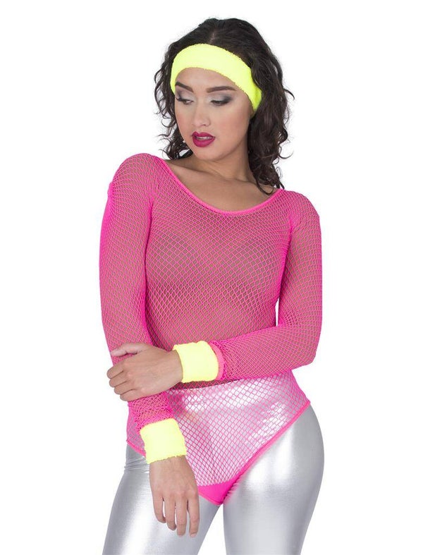 Zweetbanden fluo geel