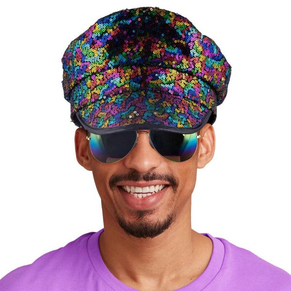 Regenboog set, 	Pet, Bril