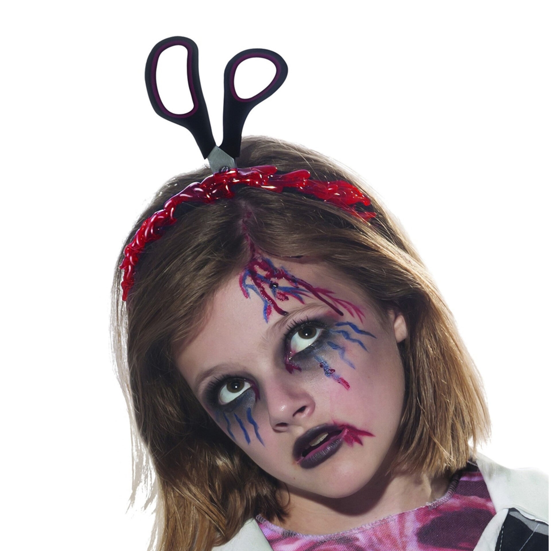 Diadeem schaar in het hoofd