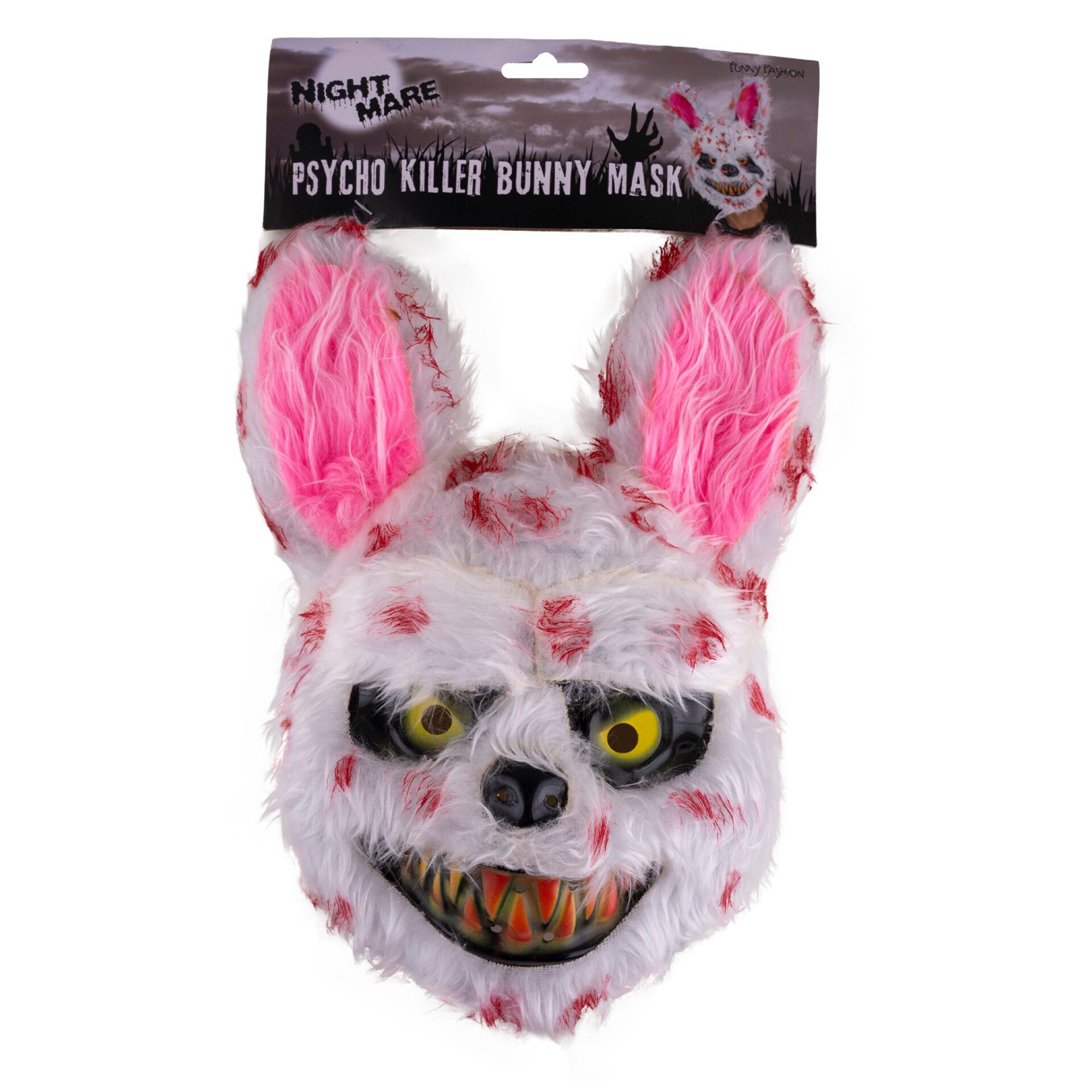 Masker scary konijn wit