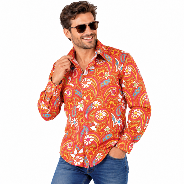 Blouse Paisley Orange