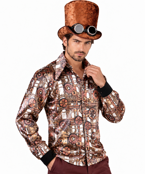 🔥 OUTLET 🔥 Blouse steampunk, Maat S = 48