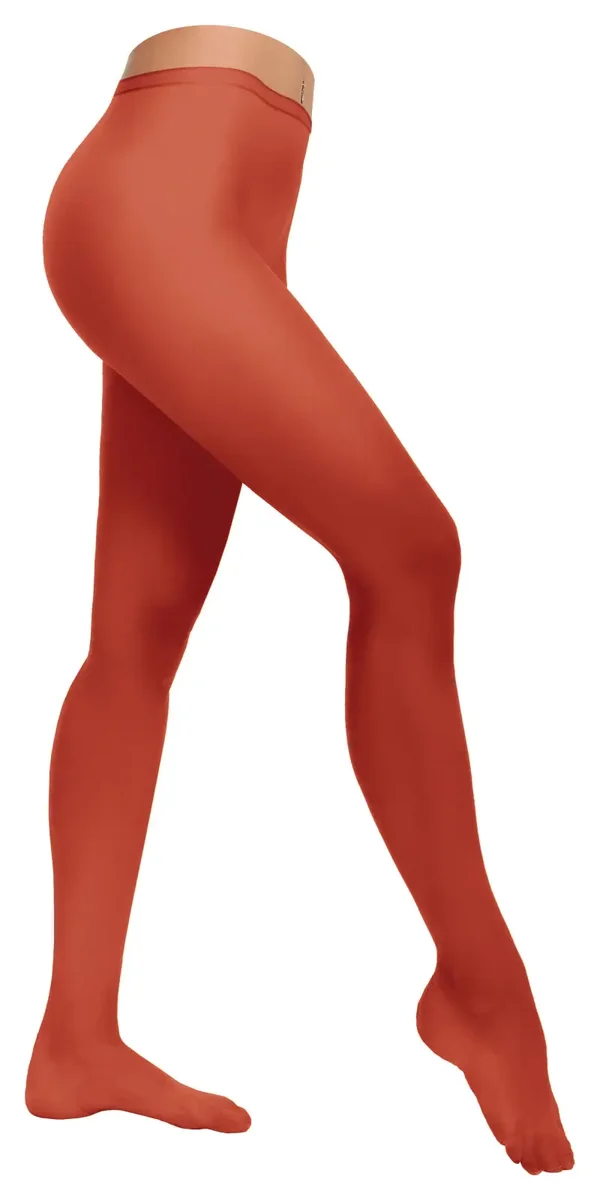 Dikke panty Rood (Ook in XL verkrijgbaar)