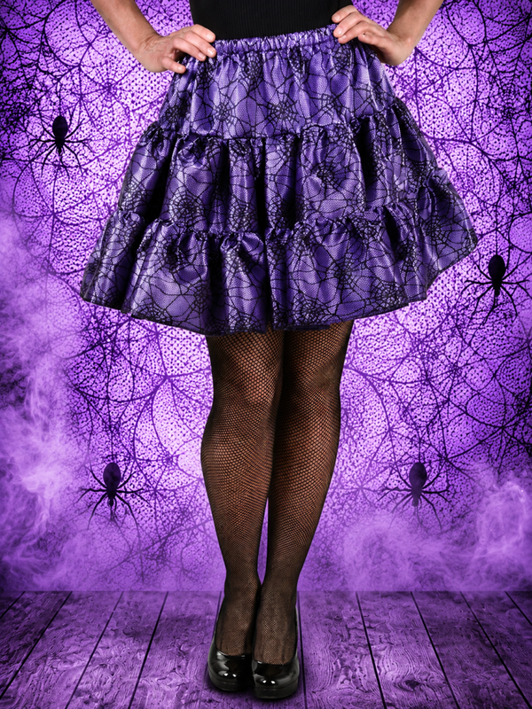 Valangen Rokken Spider Paars, Maat L/XL = 44/48*