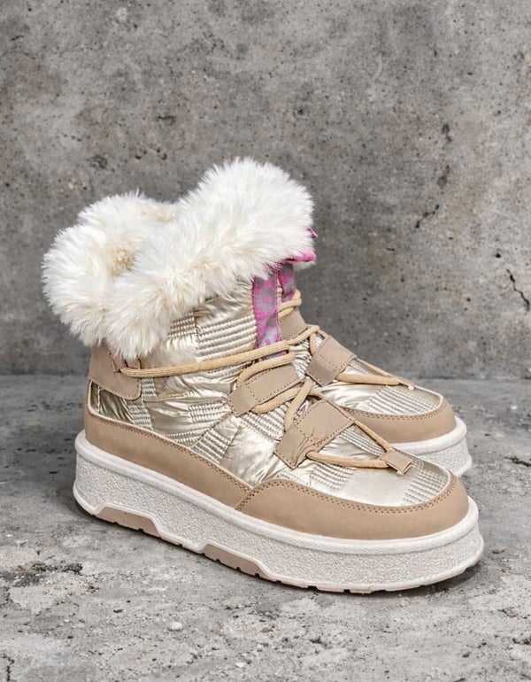 ‼️ LAATSTE MAAT ‼️ Snowboots Dunya Glam, Maat 38 valt als 37