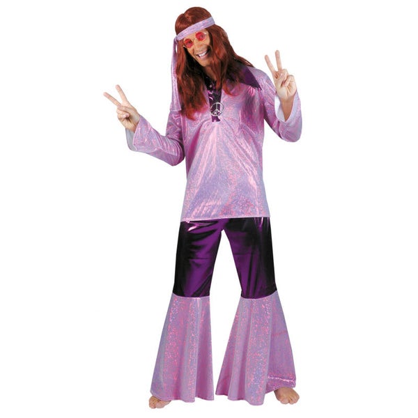 Purple glitter hippie