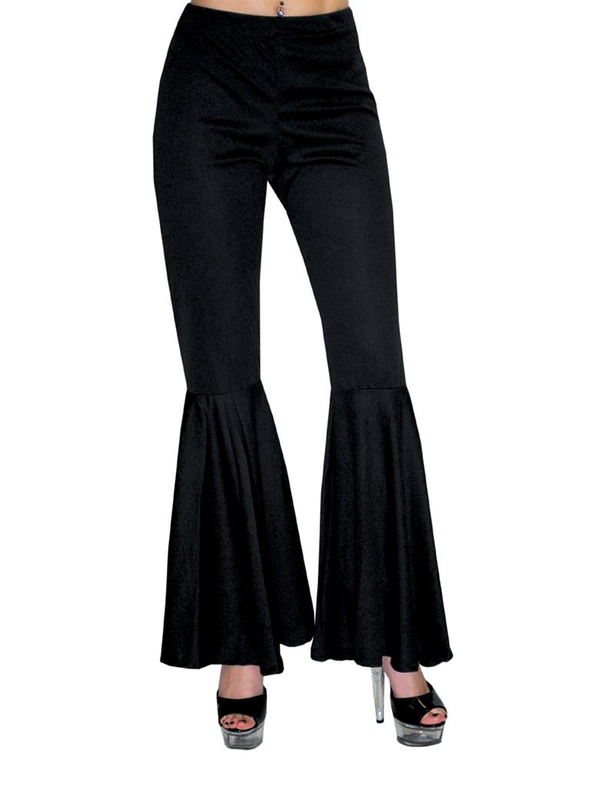 Hippie Broek Flared Zwart