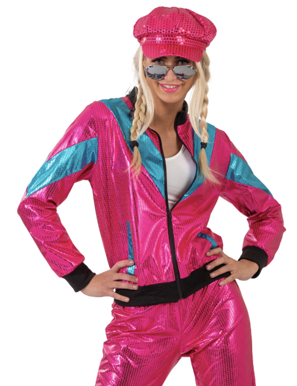 Compleet Fout Trainingspak Patsy Roze Pailletten