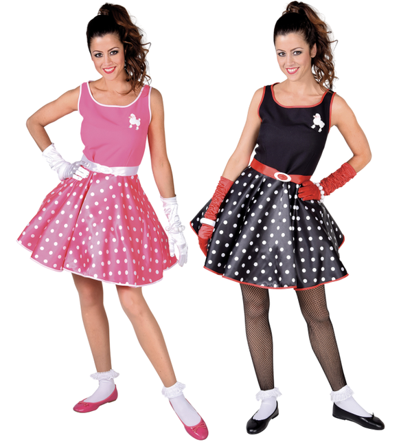 Rock'N Roll Kort Pink of Zwart