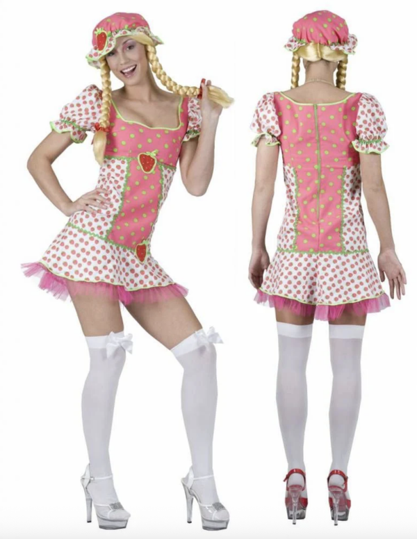 Aardbeien pak Strawberry meisje
