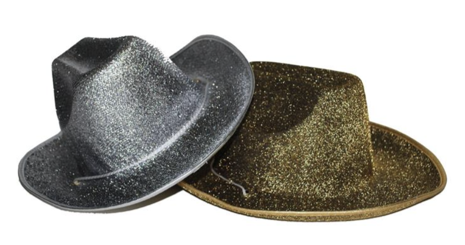 Cowboyhoed glitter