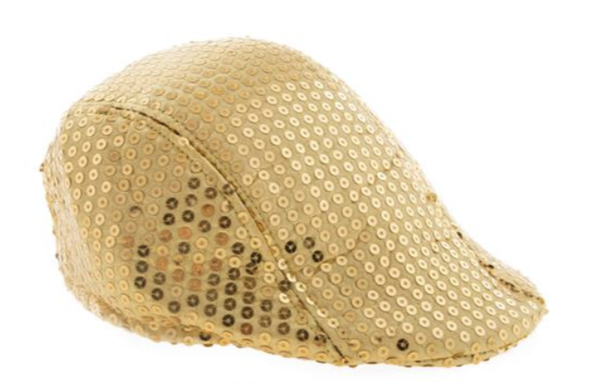 Pet met pailletten Goud